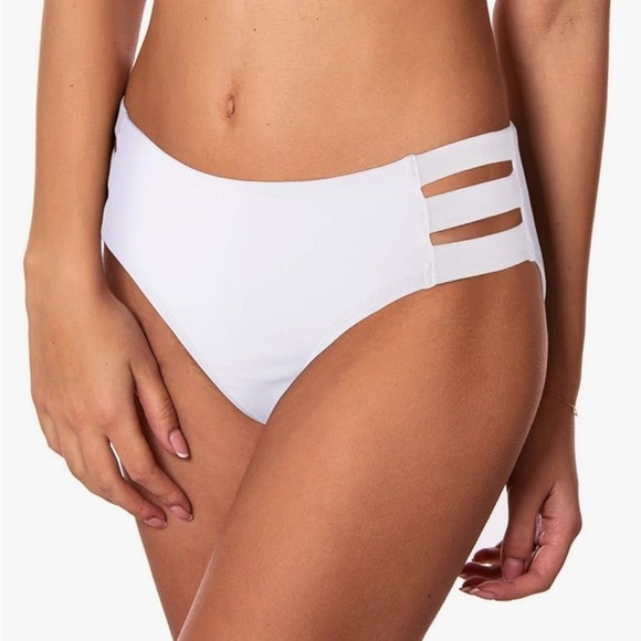 Ocean Blues Women's Strappy Bikini Bottom Full Coverage Swim Briefs XL NWT - Picture 2 of 8